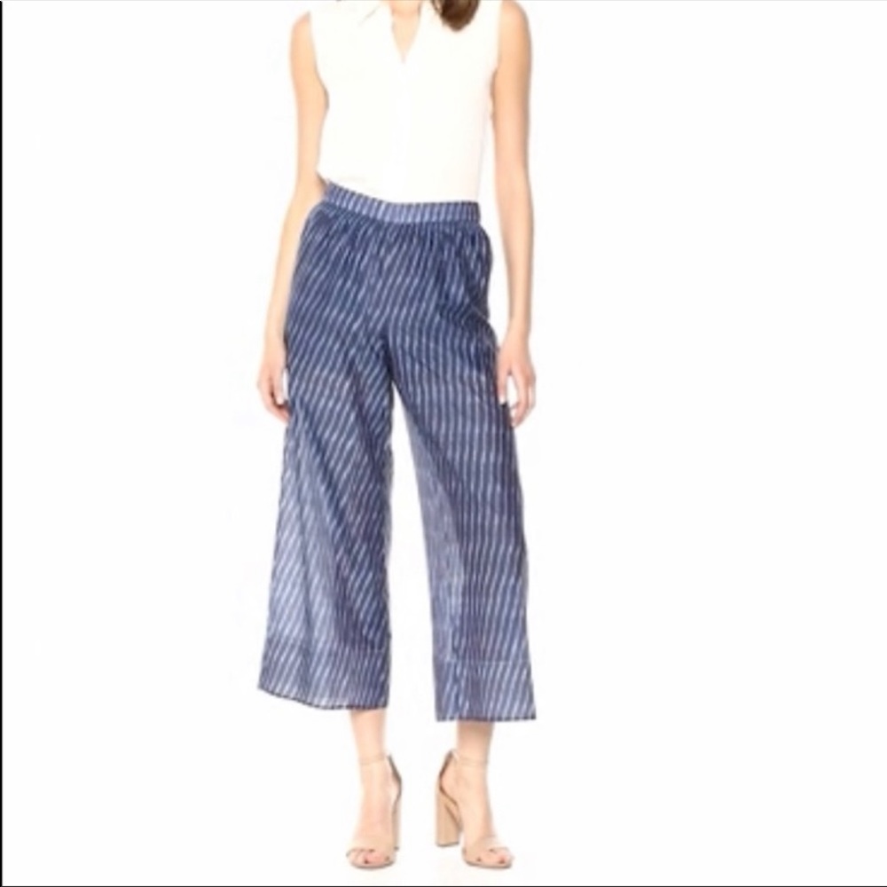Theory smocked culotte SMALL NWT $275